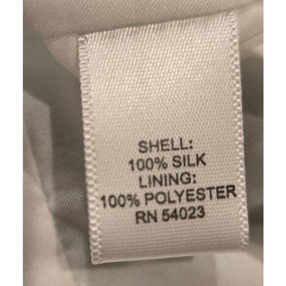 Trina Turk Banana Republic 100% Silk Crazy Botanical Twist Strap Mini Dress - Picture 12 of 12